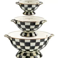 MacKenzie-Childs Courtly Check Everything Bowl  Colanders Set< Kitchen & Dining Sets|Kitchen Utensils & Tools
