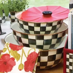 MacKenzie-Childs Courtly Check Extra Large Everyday Bowl< Serveware