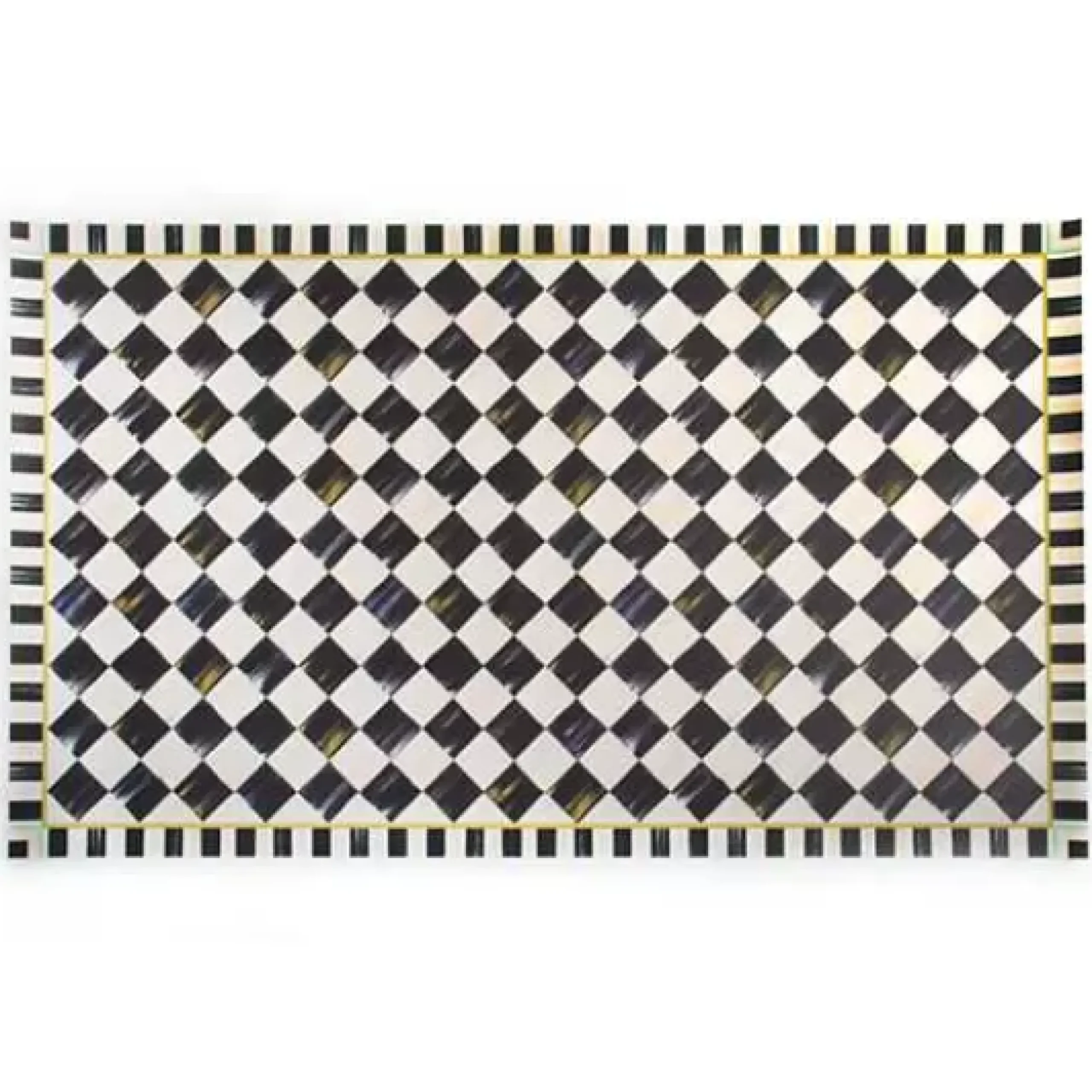 MacKenzie-Childs Courtly Check Floor Mat - 3' x 5'< Rugs