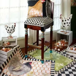 MacKenzie-Childs Courtly Check Floor Mat - 3' x 5'< Rugs