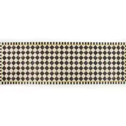 MacKenzie-Childs Courtly Check Floor Mat - 2'6 x 8' Runner< Rugs