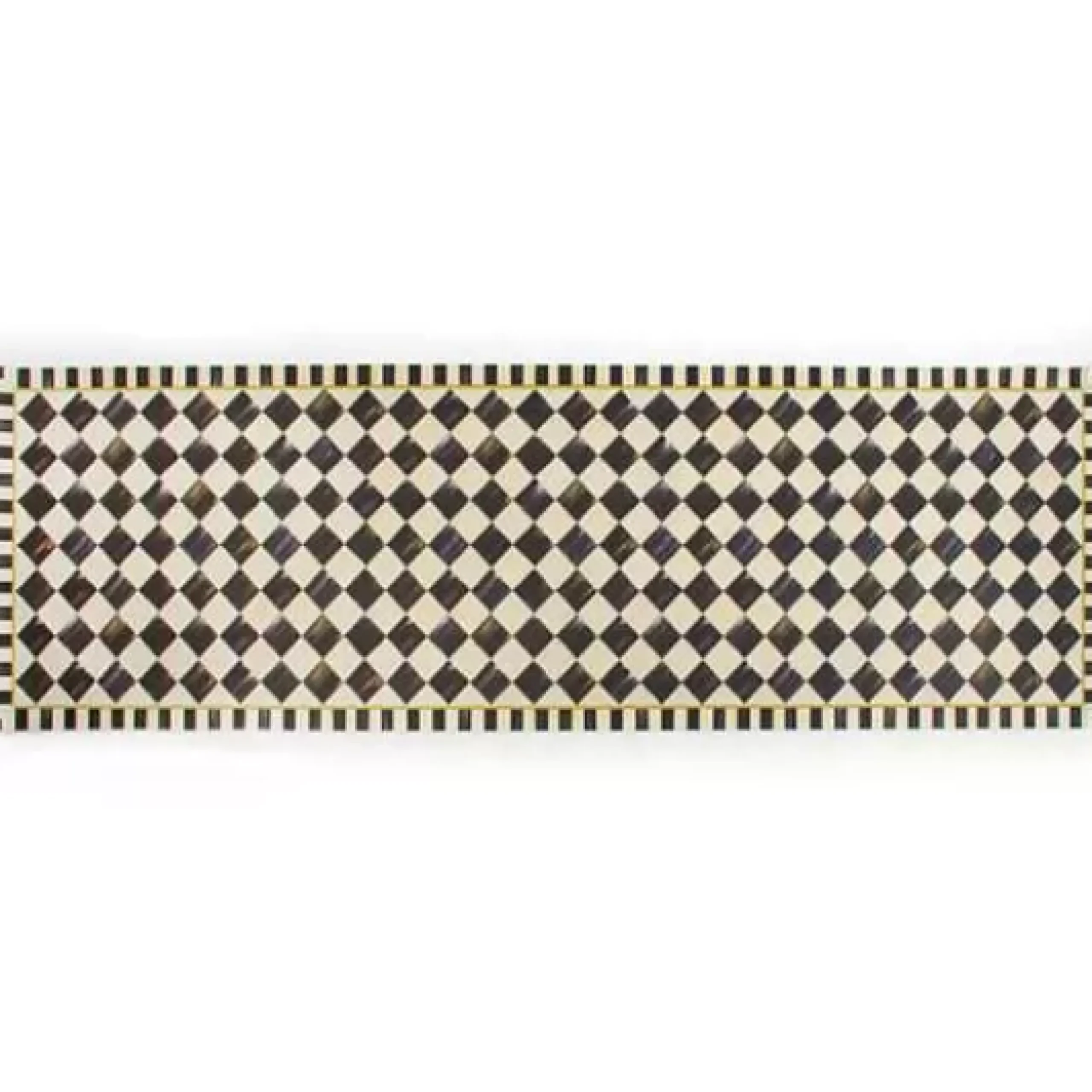 MacKenzie-Childs Courtly Check Floor Mat - 2'6 x 8' Runner< Rugs