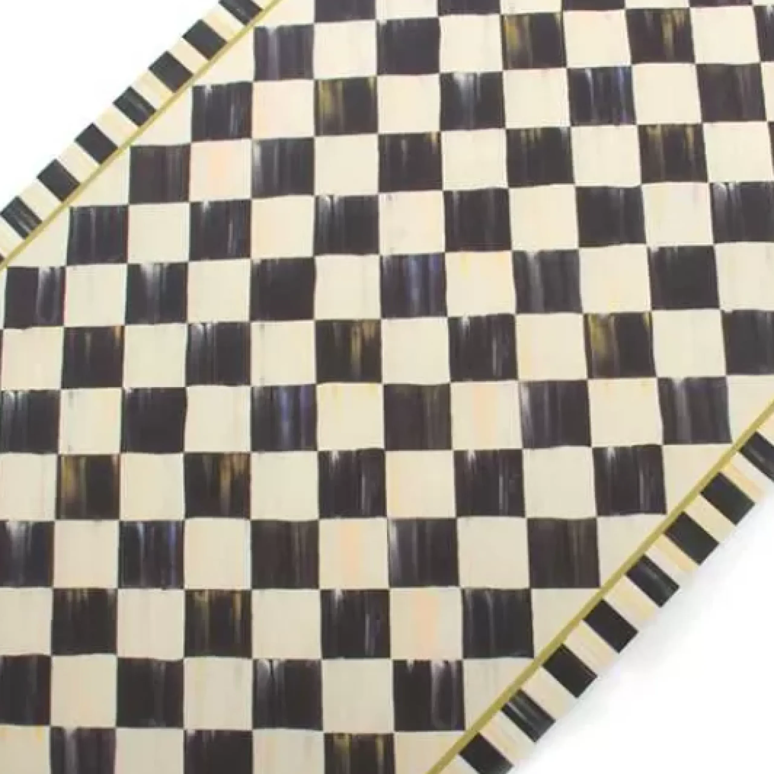 MacKenzie-Childs Courtly Check Floor Mat - 2'6 x 8' Runner< Rugs