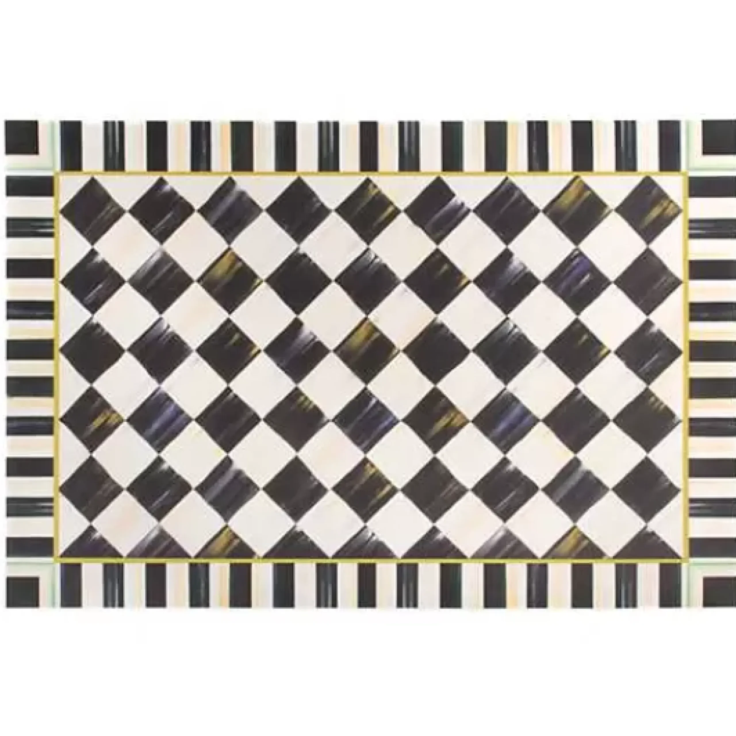 MacKenzie-Childs Courtly Check Floor Mat - 2' x 3'< Rugs