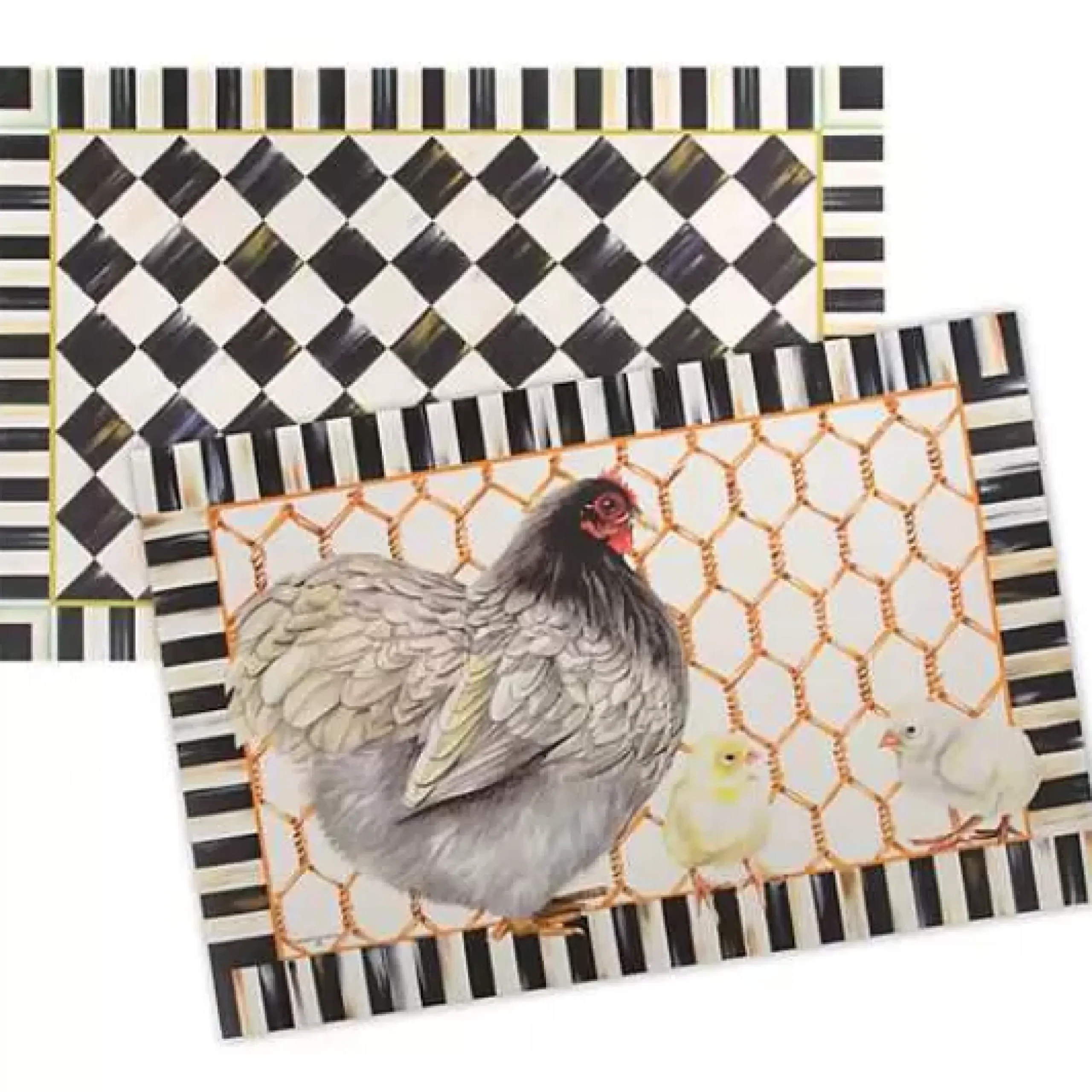 MacKenzie-Childs Courtly Check Floor Mat - 2' x 3'< Rugs