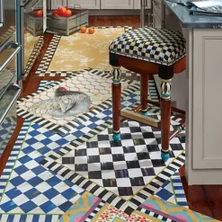 MacKenzie-Childs Courtly Check Floor Mat - 2' x 3'< Rugs