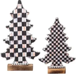 MacKenzie-Childs Courtly Check Forest Trees, Set of 2< Holiday|Decor Sets