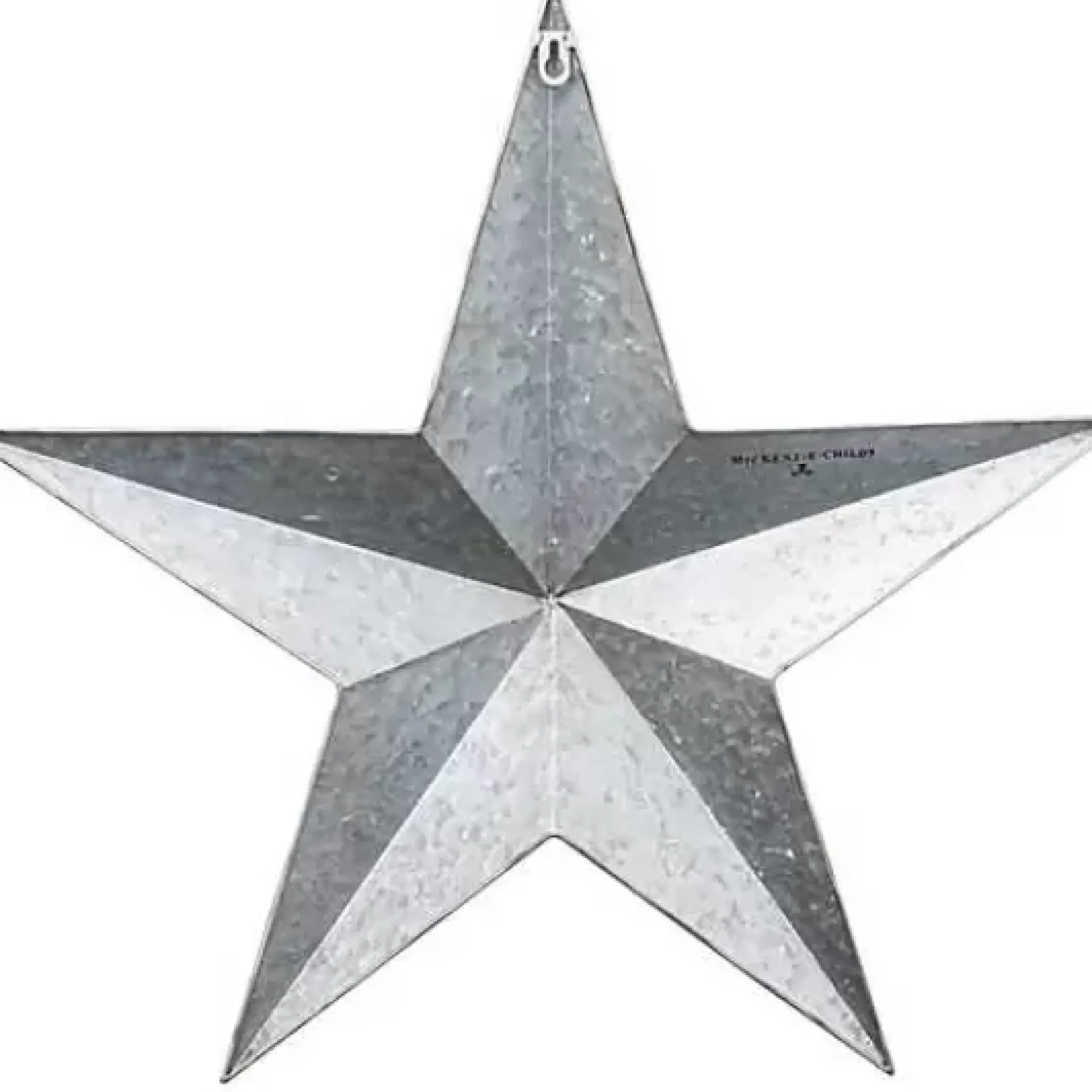 MacKenzie-Childs Courtly Check Galvanized Barn Star Wall Decor< Spring|Outdoor