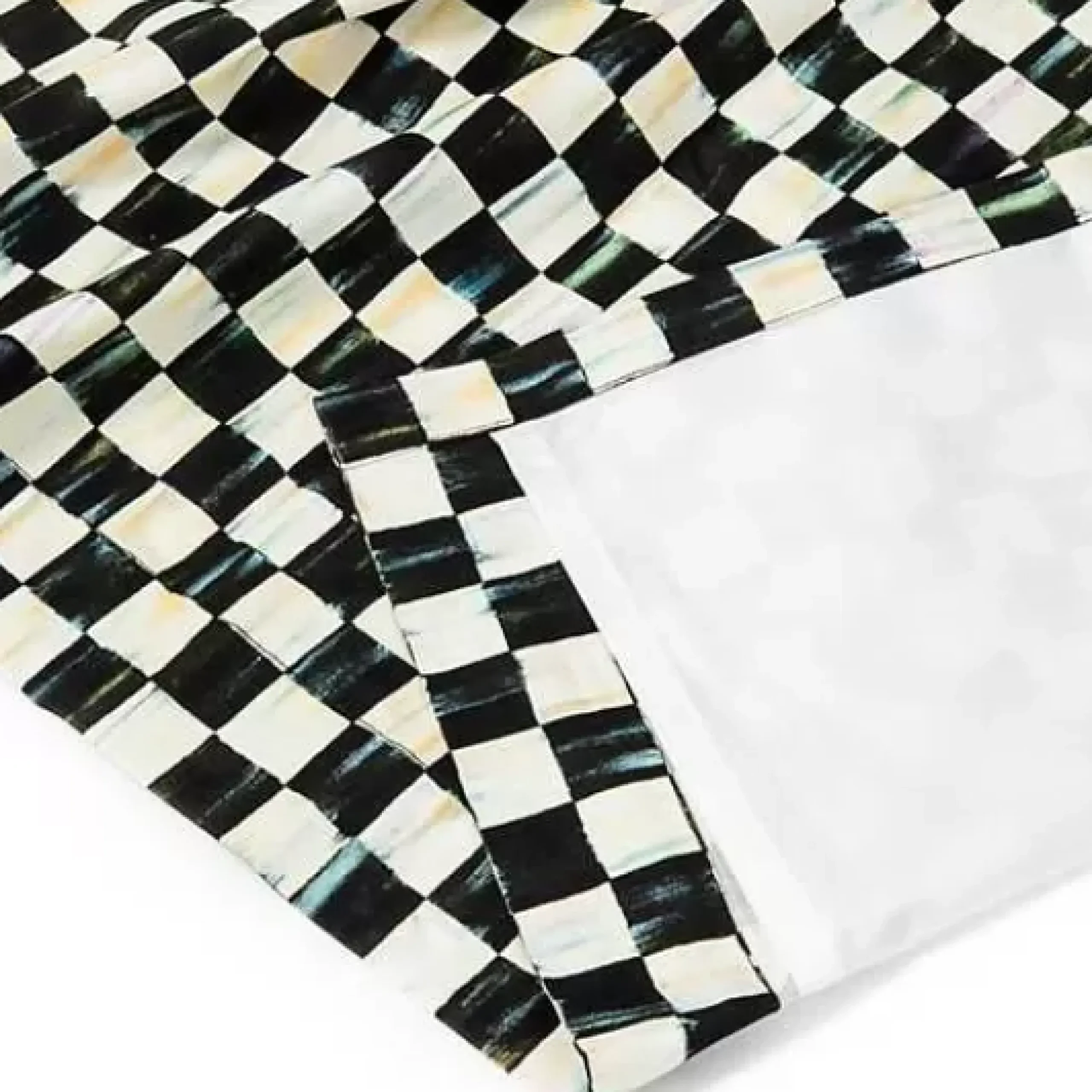 MacKenzie-Childs Courtly Check Grommet Top Curtain Panel< Room Accents