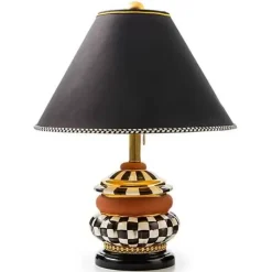 MacKenzie-Childs Courtly Check Groovy Table Lamp< Lighting