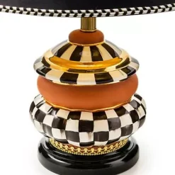 MacKenzie-Childs Courtly Check Groovy Table Lamp< Lighting