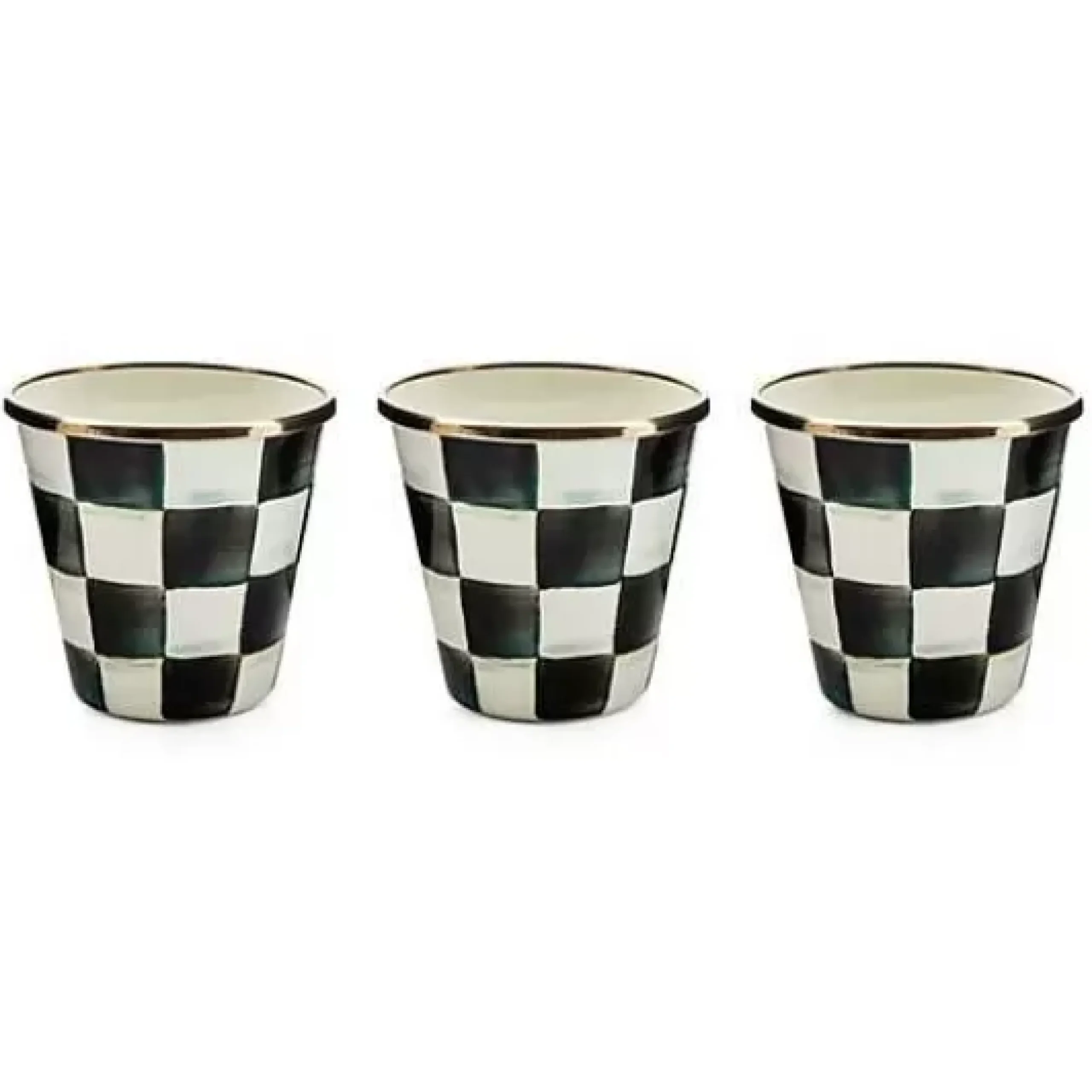 MacKenzie-Childs Courtly Check Herb Pots, Set of 3< Spring|The Fall Shop