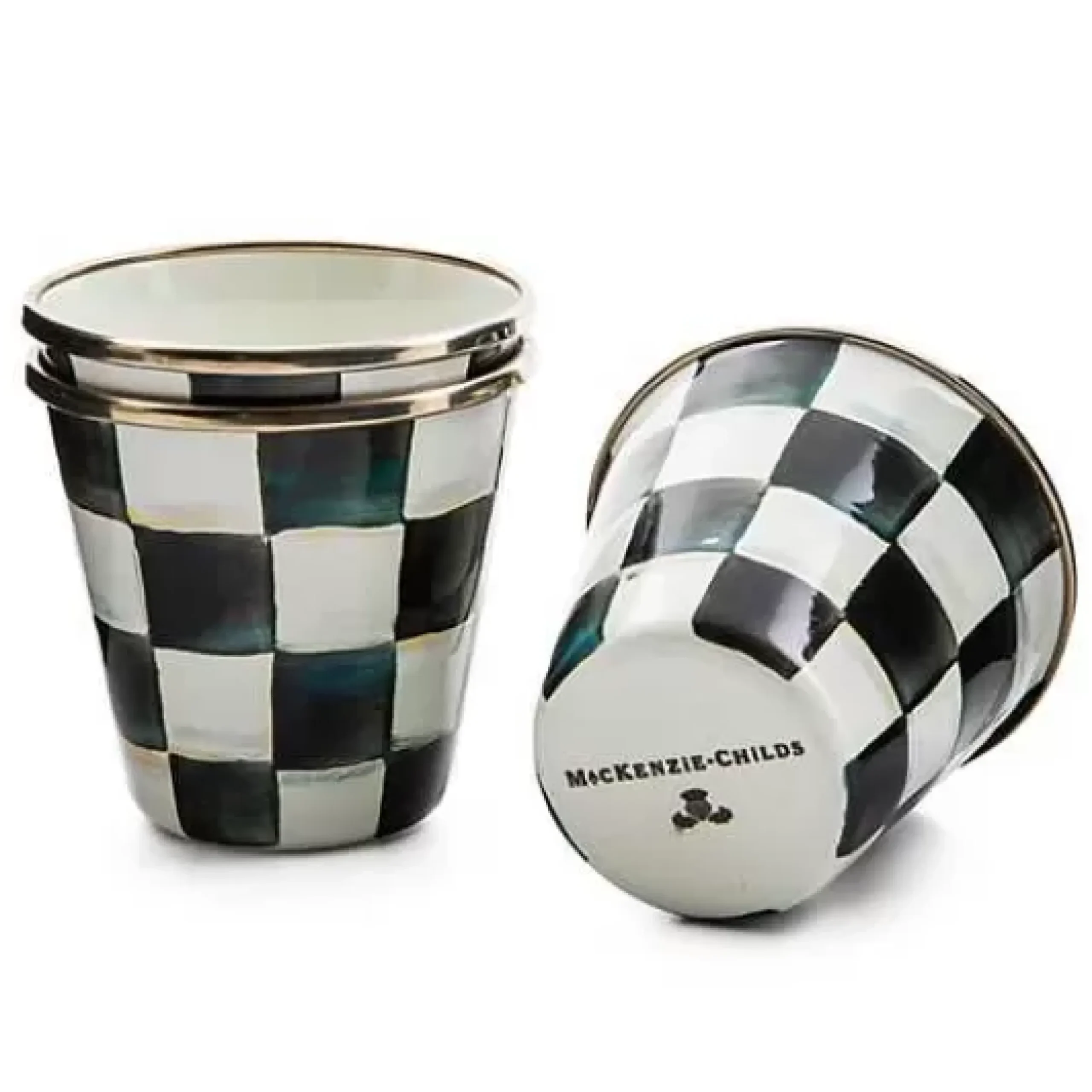 MacKenzie-Childs Courtly Check Herb Pots, Set of 3< Spring|The Fall Shop