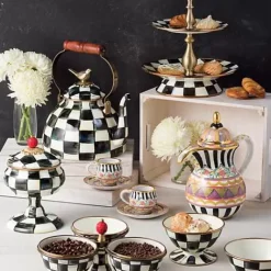 MacKenzie-Childs Courtly Check Ice Cream Dish< Dinnerware & Flatware