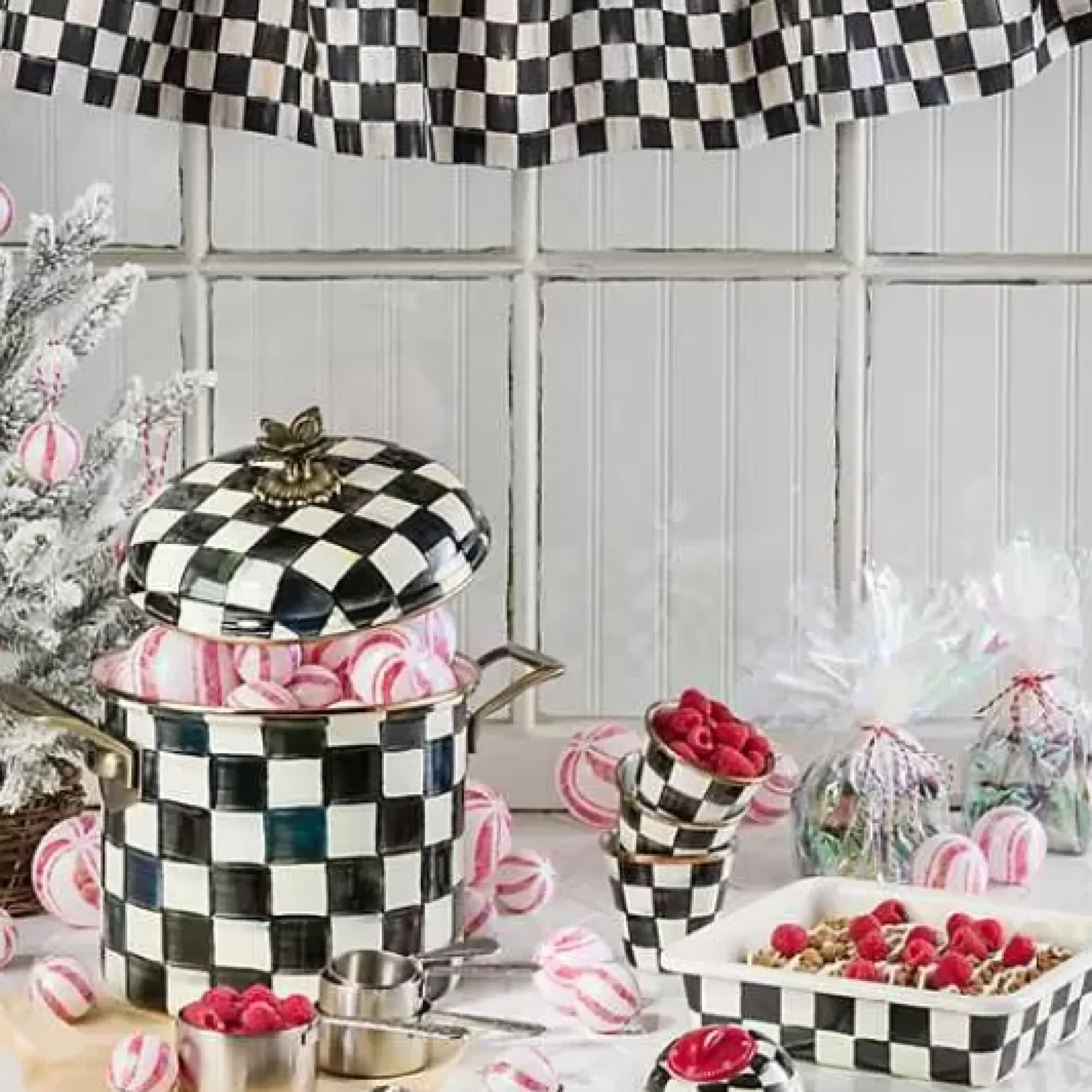 MacKenzie-Childs Courtly Check Kitchen Timer< Kitchen Utensils & Tools