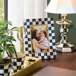 MacKenzie-Childs Courtly Check Lacquer 4 x 6 Frame< Room Accents