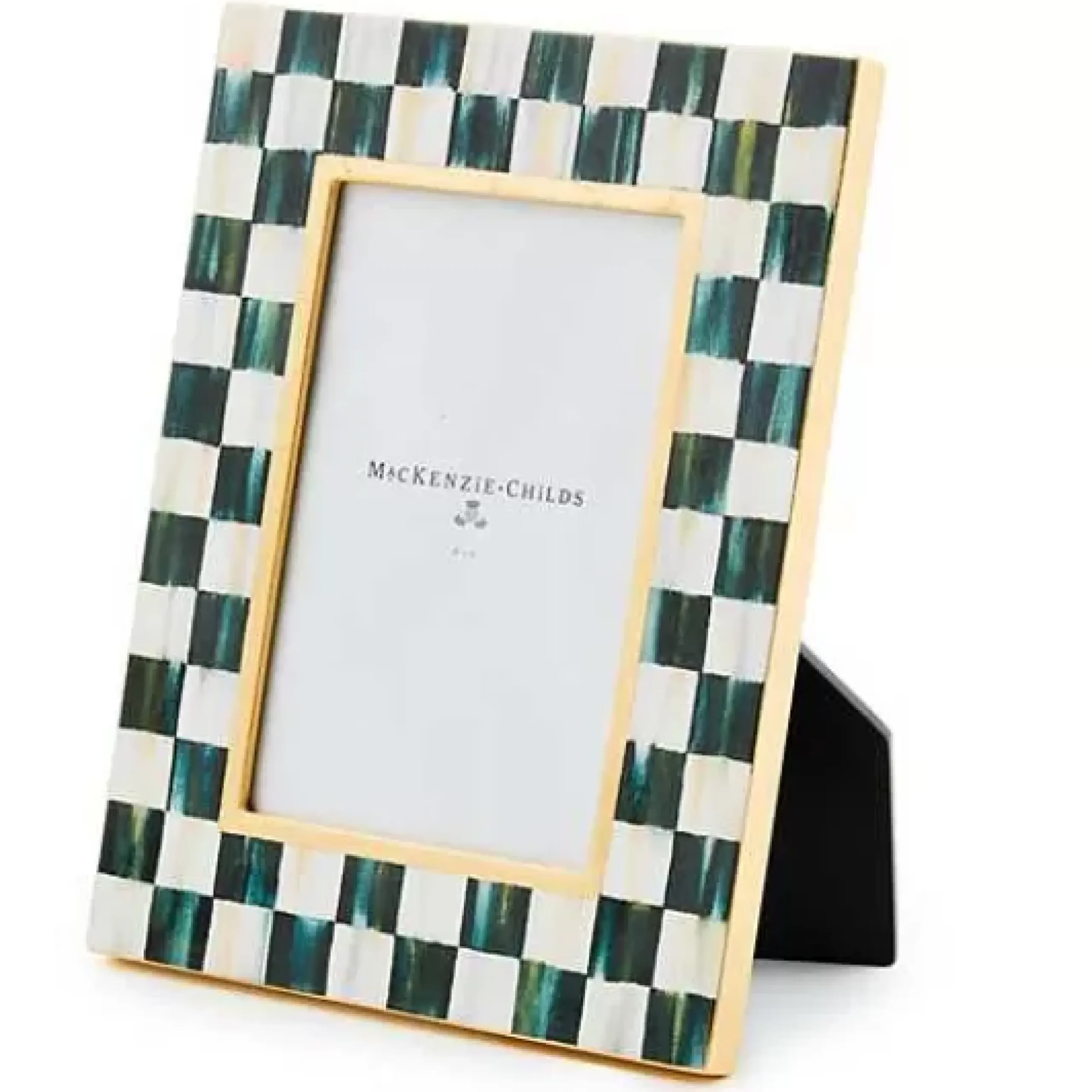 MacKenzie-Childs Courtly Check Lacquer 4 x 6 Frame< Room Accents