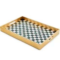MacKenzie-Childs Courtly Check Lacquer Tray< Room Accents
