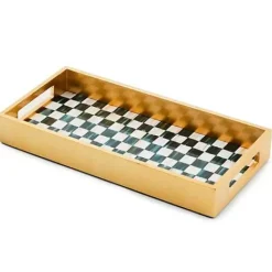 MacKenzie-Childs Courtly Check Lacquer Vanity Tray< Room Accents