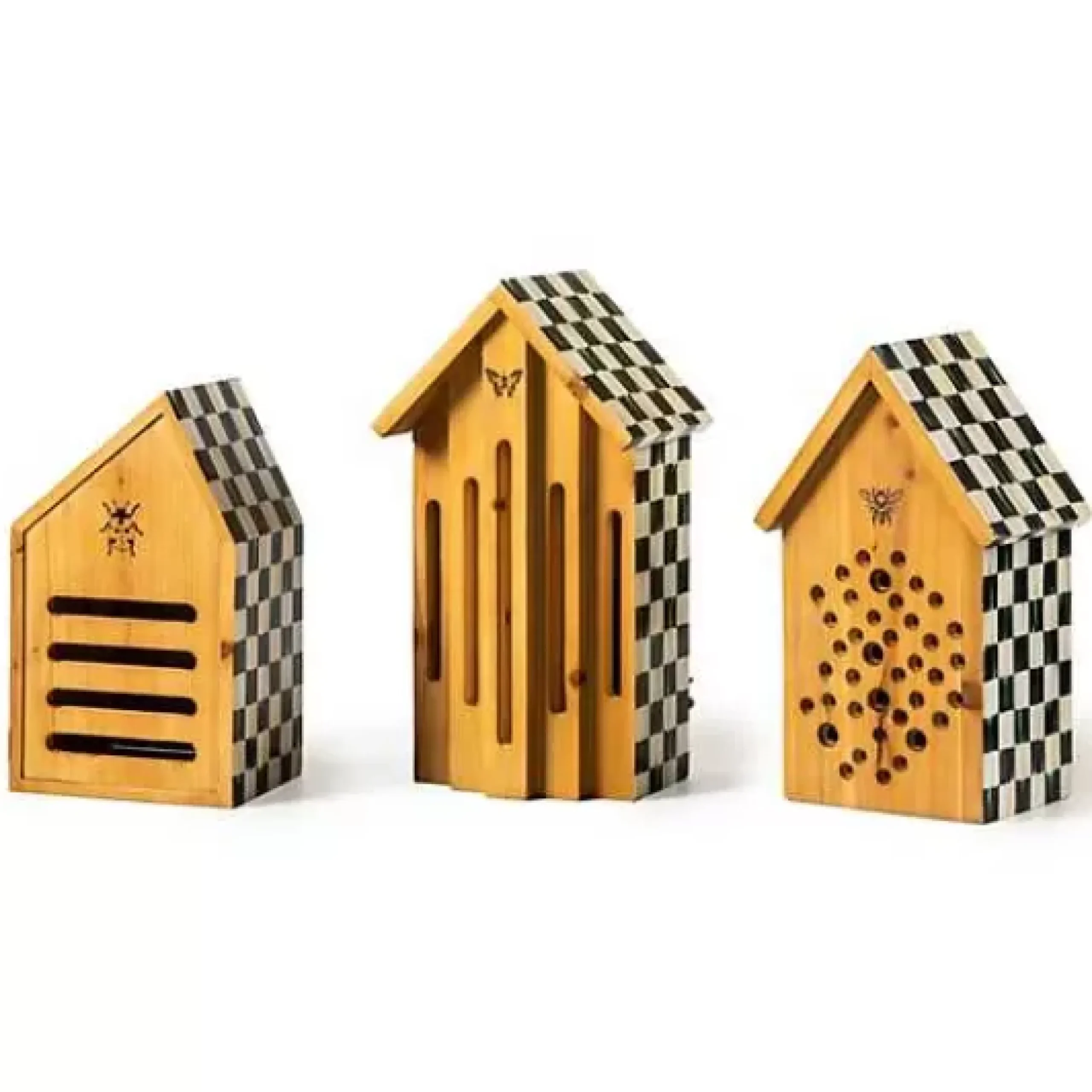 MacKenzie-Childs Courtly Check Ladybug House< Spring|Outdoor