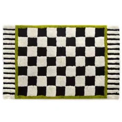 MacKenzie-Childs Courtly Check Large Bath Rug< Bath & Bath Accessories