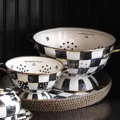 MacKenzie-Childs Courtly Check Large Colander< Kitchen Utensils & Tools