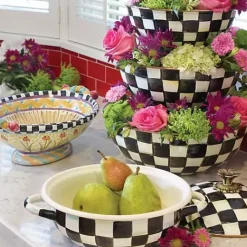 MacKenzie-Childs Courtly Check Large Everyday Bowl< Fall Entertaining|Serveware