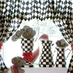 MacKenzie-Childs Courtly Check Large Practical Pitcher< Bar Entertaining|Serveware