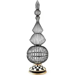 MacKenzie-Childs Courtly Check Large Wire Topiary< Spring|Outdoor