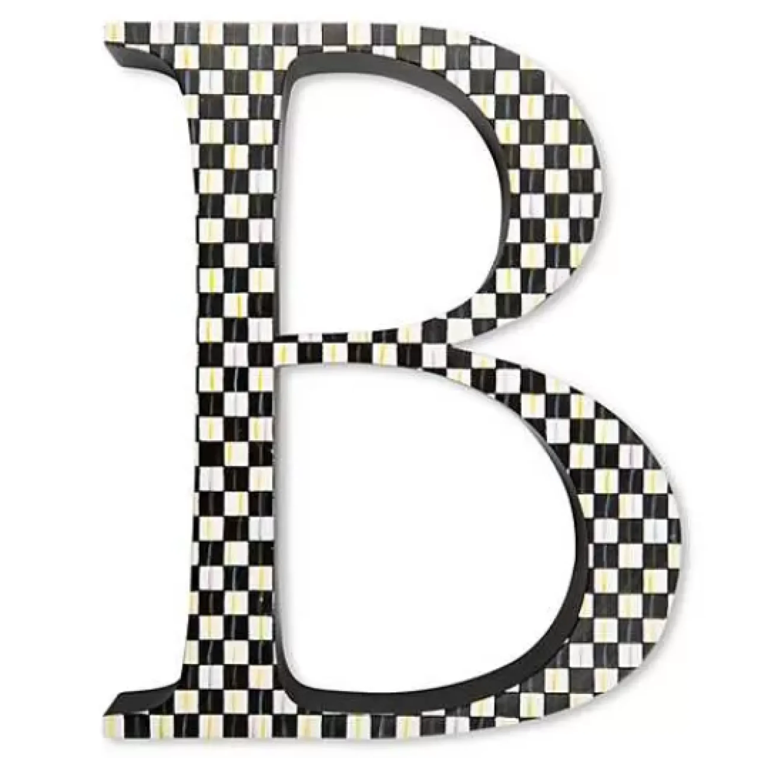 MacKenzie-Childs Courtly Check Letter - B< Room Accents