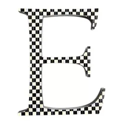MacKenzie-Childs Courtly Check Letter - E< Room Accents
