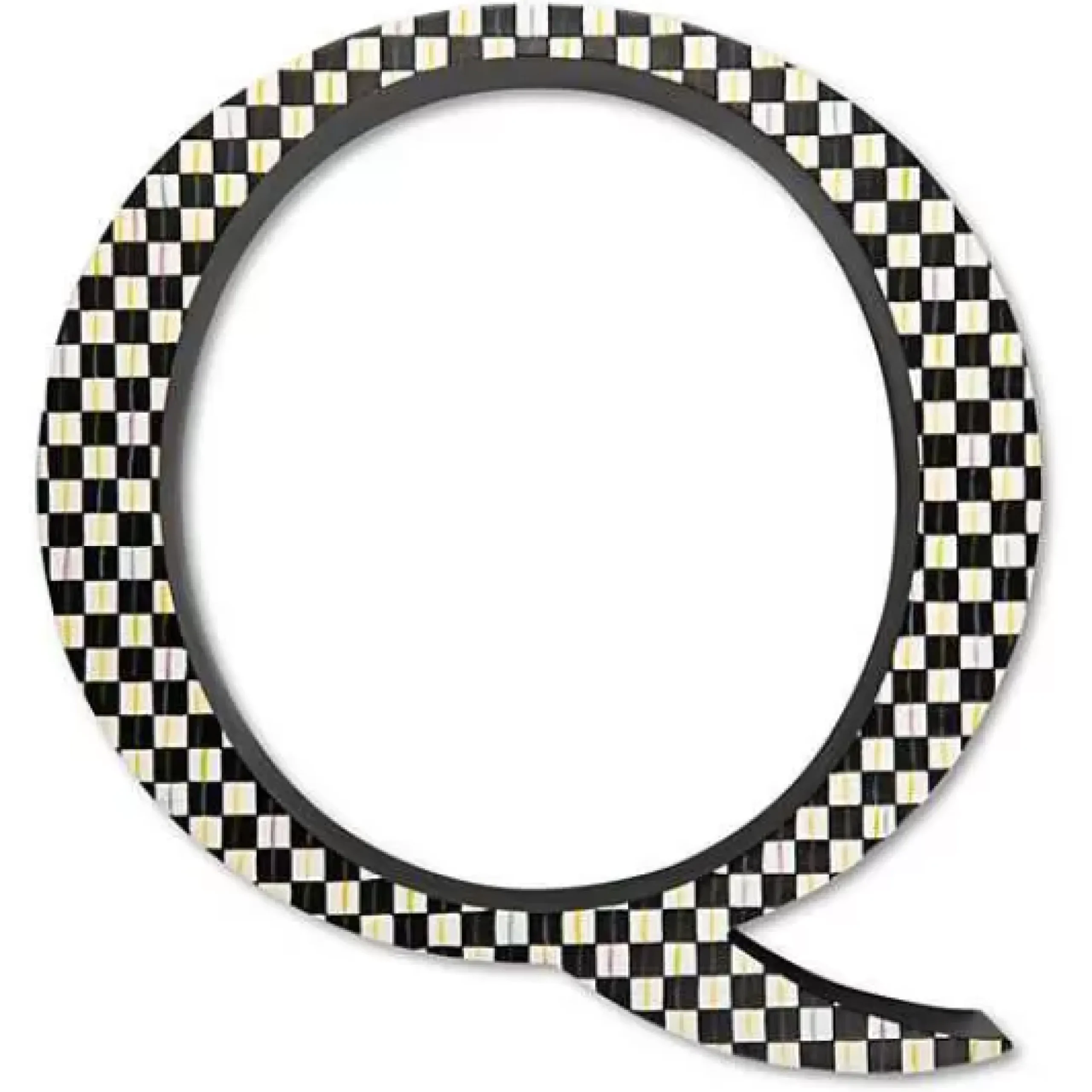 MacKenzie-Childs Courtly Check Letter - Q< Room Accents