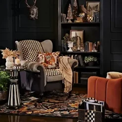 MacKenzie-Childs Courtly Check Magazine Holder< Room Accents
