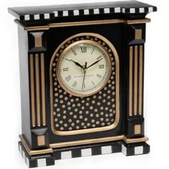 MacKenzie-Childs Courtly Check Mantel Clock< Room Accents
