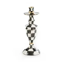 MacKenzie-Childs Courtly Check Medium Enamel Candlestick< Candles & Fragrances|Table Accessories