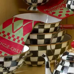 MacKenzie-Childs Courtly Check Medium Everyday Bowl< Serveware