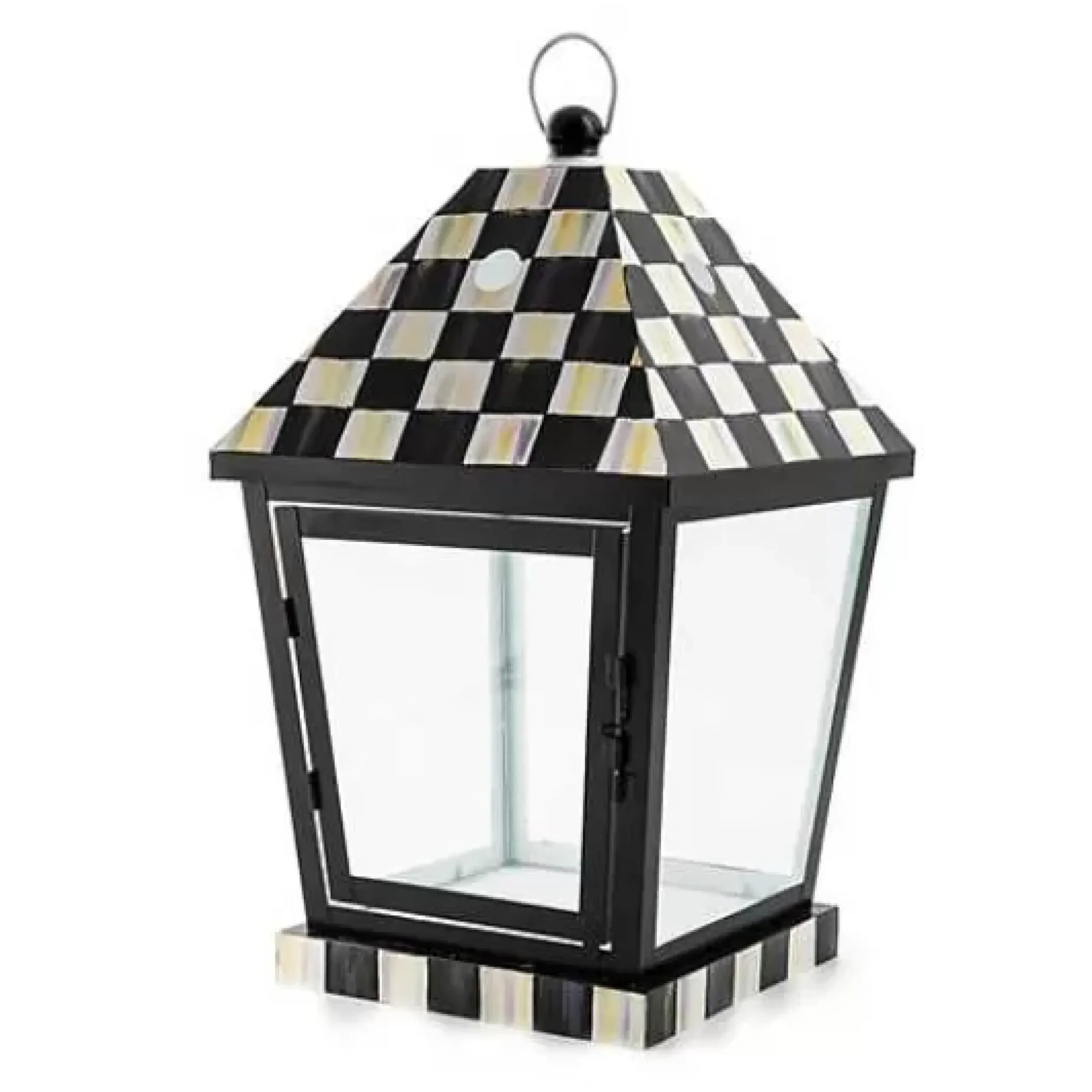 MacKenzie-Childs Courtly Check Medium Lantern< Spring|The Fall Shop