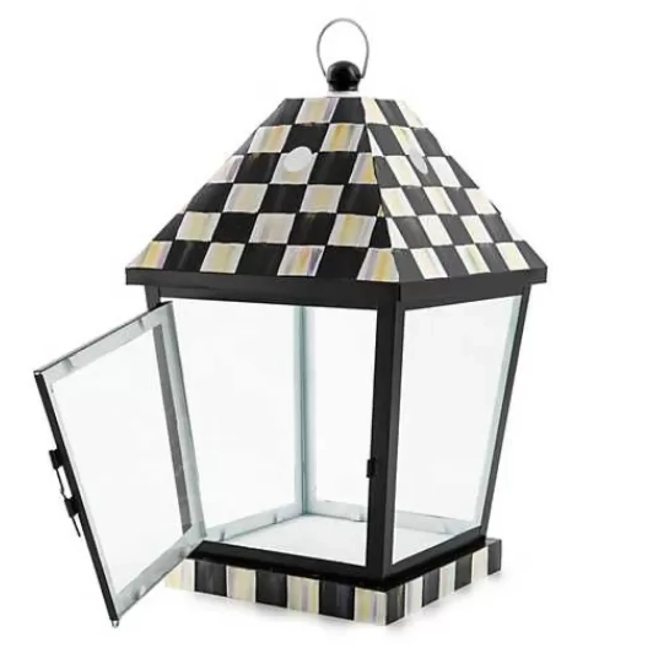 MacKenzie-Childs Courtly Check Medium Lantern< Spring|The Fall Shop