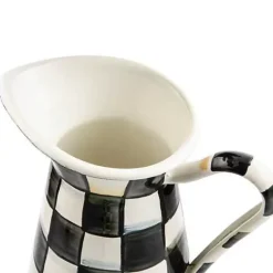 MacKenzie-Childs Courtly Check Medium Practical Pitcher< Bar Entertaining|Serveware