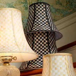 MacKenzie-Childs Courtly Check Medium Shade< Room Accents|Lighting
