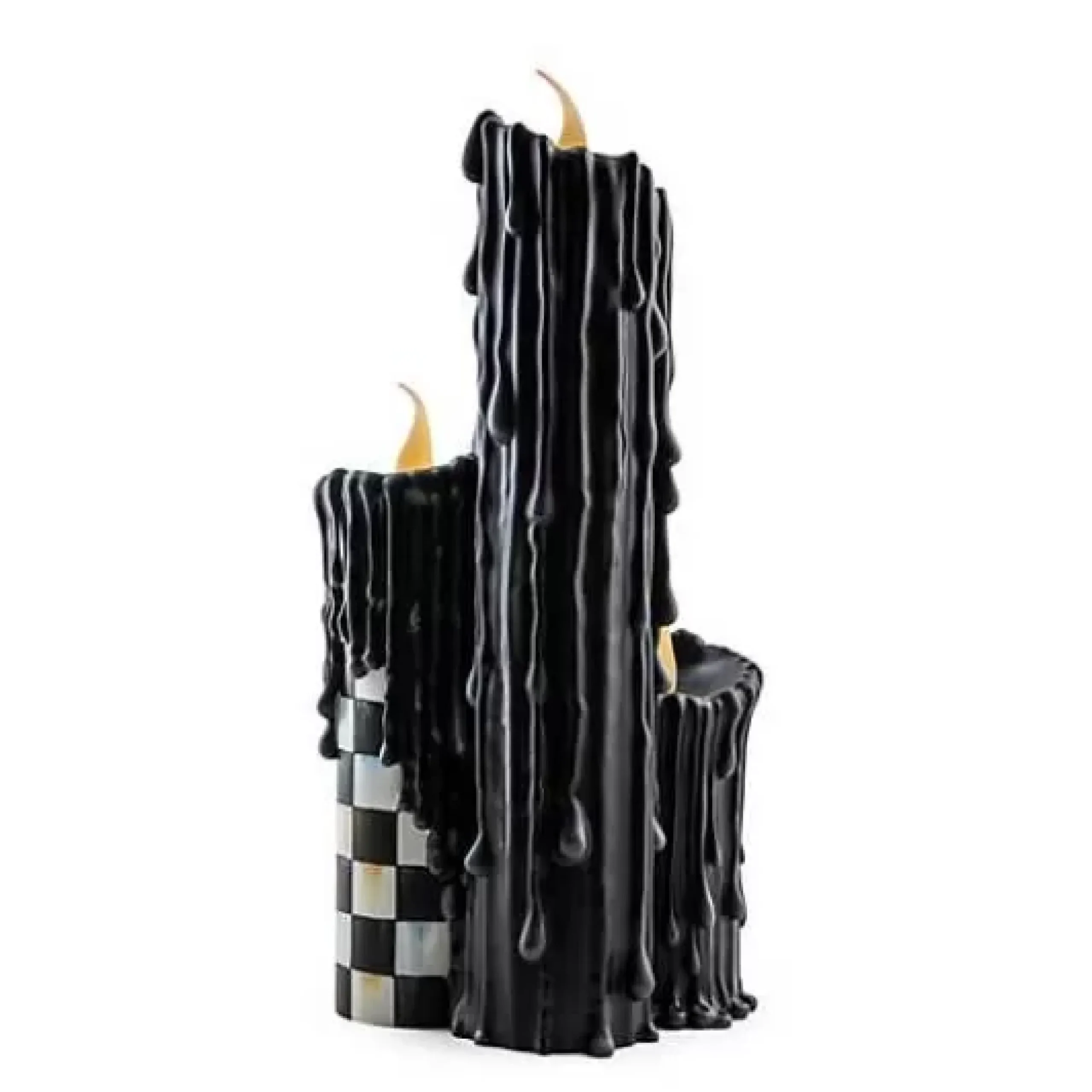 MacKenzie-Childs Courtly Check Melting Candle Cluster< The Halloween Shop|Candles & Fragrances