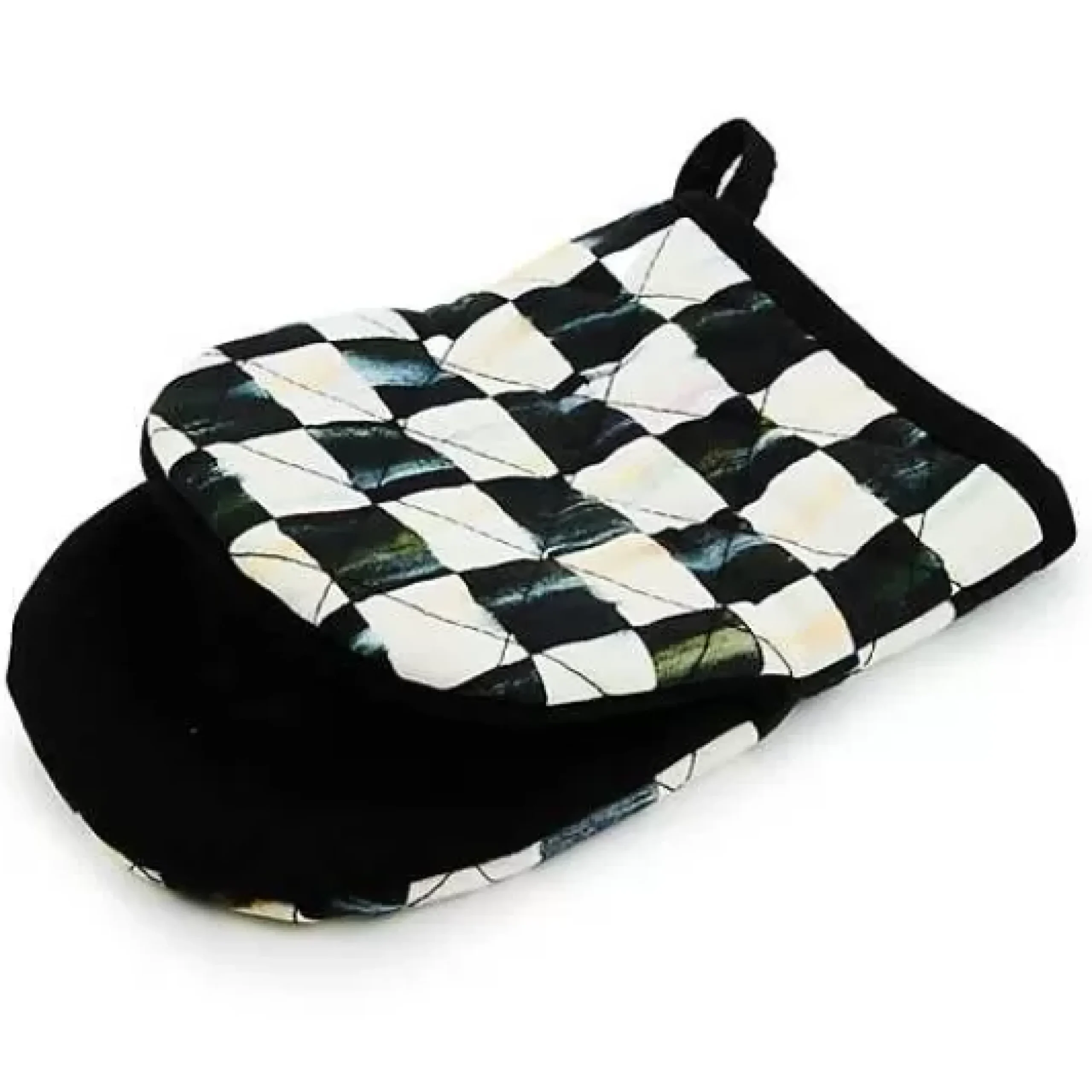 MacKenzie-Childs Courtly Check Mini Oven Mitt< Fall Entertaining|Kitchen & Table Linens