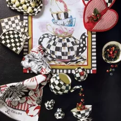 MacKenzie-Childs Courtly Check Napkin Holder< Serveware