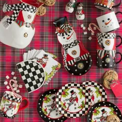 MacKenzie-Childs Courtly Check Napkin Holder< Serveware