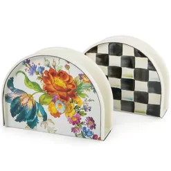 MacKenzie-Childs Courtly Check Napkin Holder< Serveware