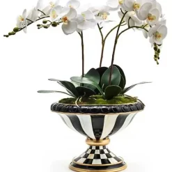 MacKenzie-Childs Courtly Check Orchid Arrangement< Greenery & Florals