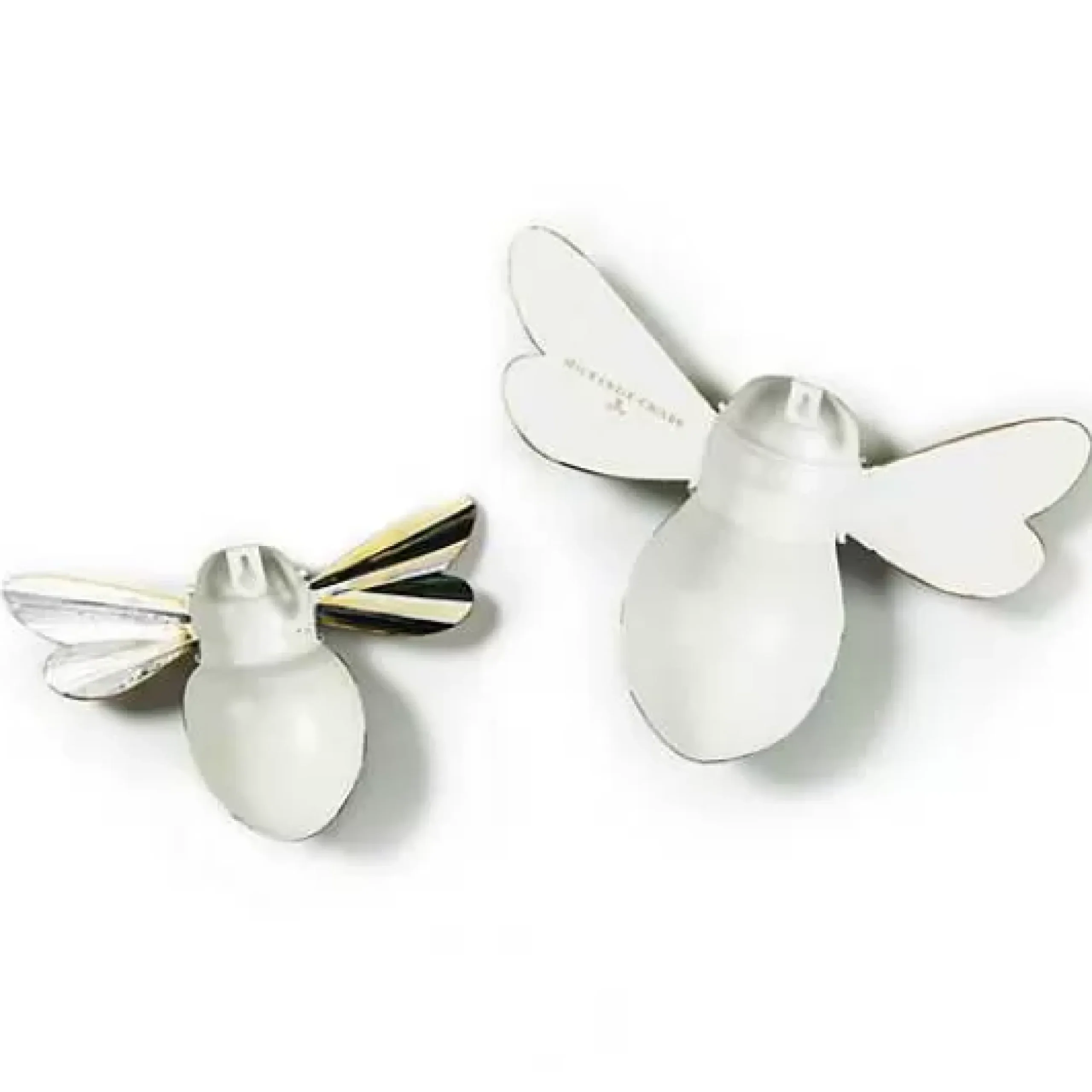 MacKenzie-Childs Courtly Check Outdoor Bee Wall Decor, Set of 2< Spring|Outdoor