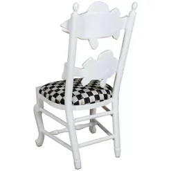 MacKenzie-Childs Courtly Check Outdoor Fish Chair< Outdoor|Spring