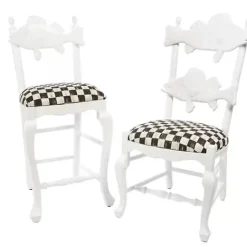 MacKenzie-Childs Courtly Check Outdoor Fish Chair< Outdoor|Spring