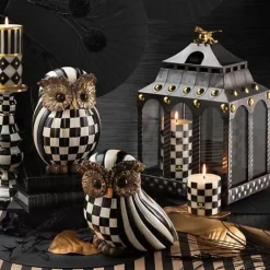 MacKenzie-Childs Courtly Check Owl< The Halloween Shop|The Fall Shop